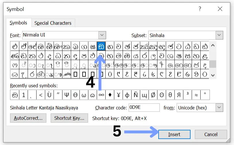 Among us character in word